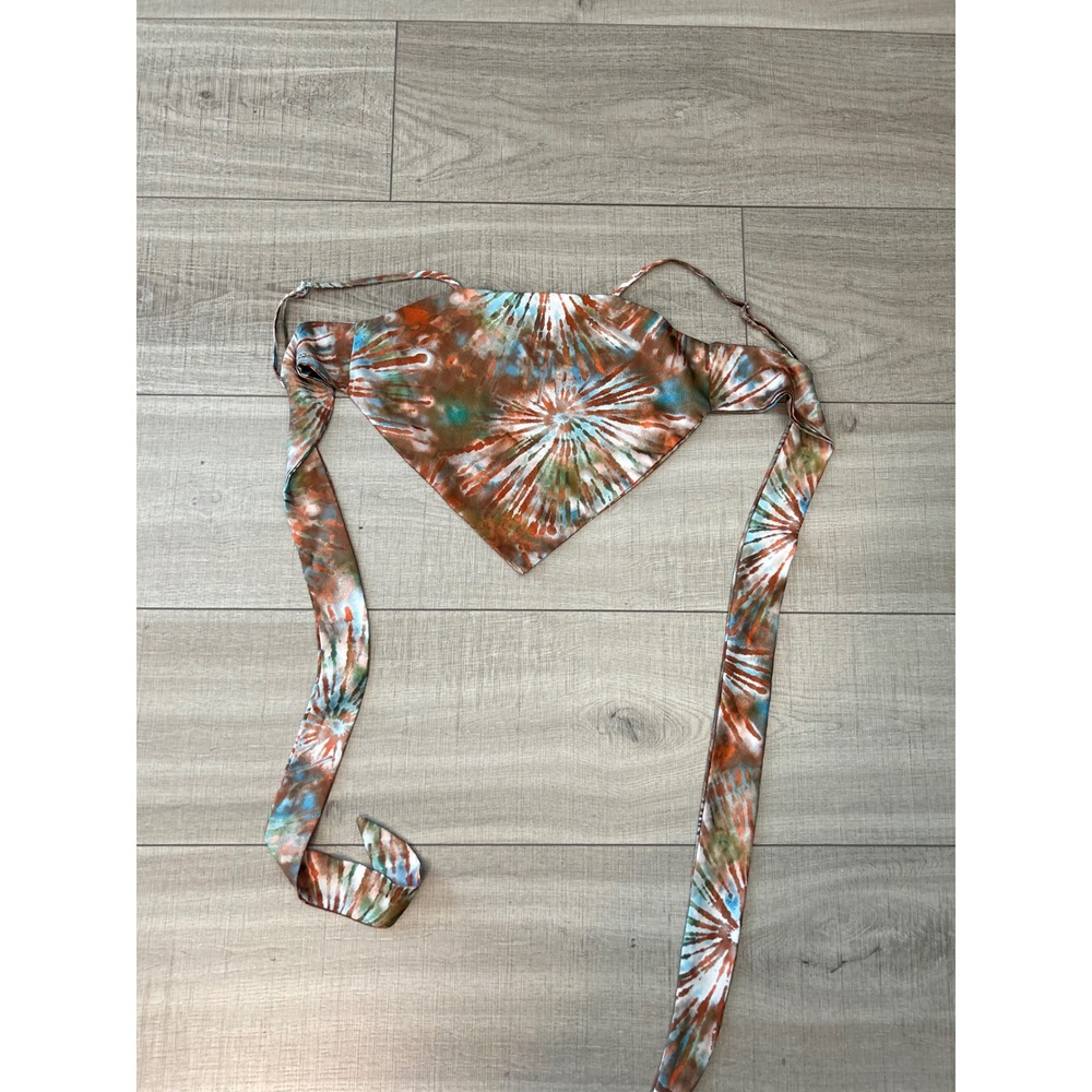 Y2K Tie Dye Handkerchief Hem Cami Festival Fairy Grunge Top - Picture 6 of 9